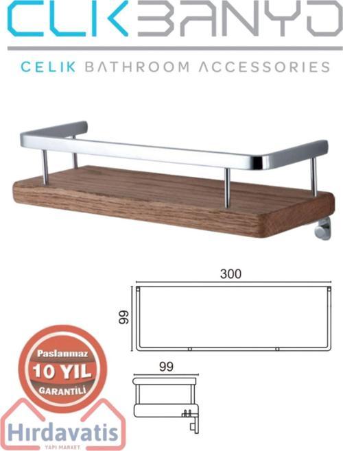 Paslanmaz Pirinç Selvi Etejer 30Cm