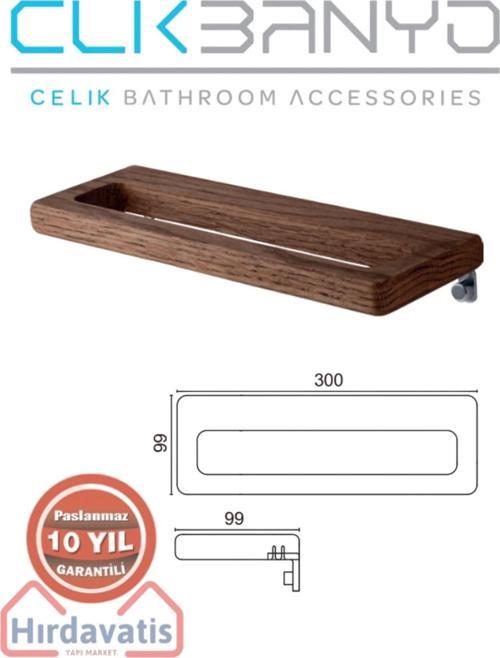 Paslanmaz Pirinç Selvi Havluluk 30Cm
