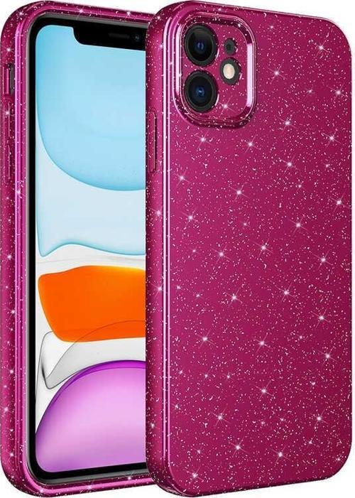 iPhone 12 Uyumlu Kamera Korumalı Simli Parlak Yumuşak Silikon Kılıf
