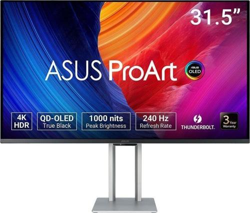 ProArt OLED PA32UCDM 31.5 inç 240Hz 0.1ms 4K UHD Adaptive Sync QD-OLED Pivot Monitör