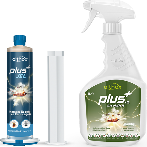Plus Hamam Böceği ve Karınca Jeli 35 gr + Oithox Plus UL 1 lt Haşere İlacı