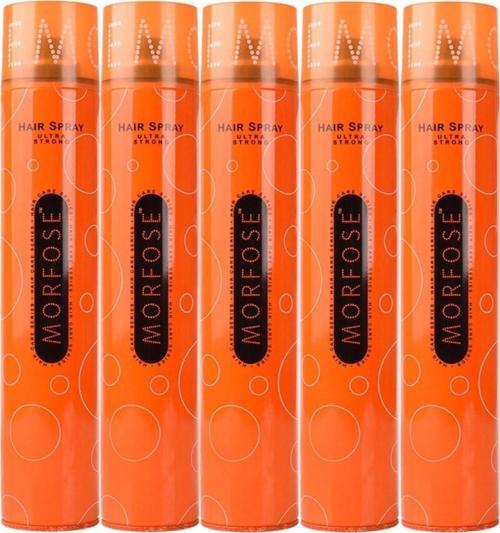 Saç Spreyi 400ML Ultra Sert (Turuncu) (5 Li Set)