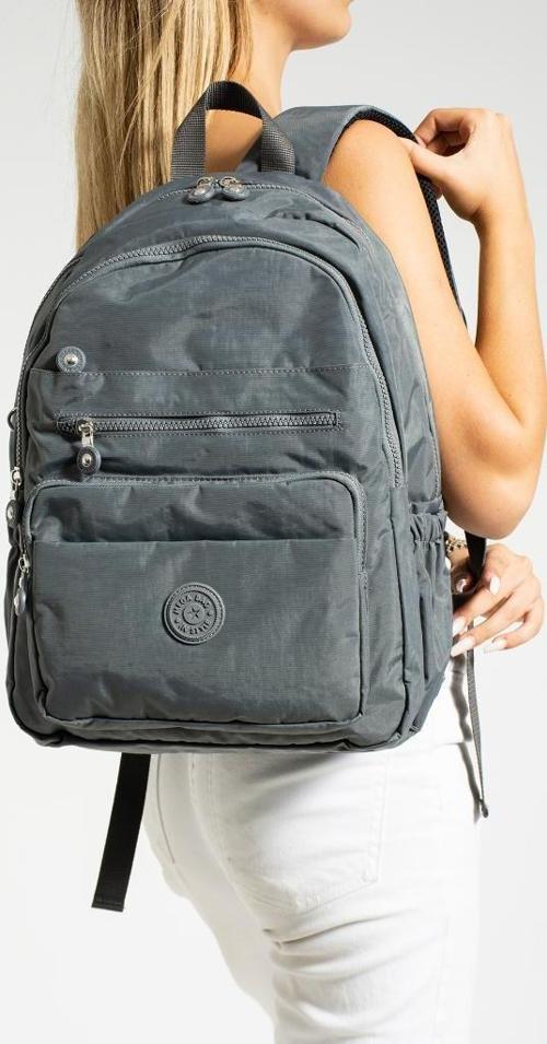 Unisex Okul Çantası Su İtici Hafif Klinkır Kumaş Günlük Sırt Çantası 40*30 Cm Lise Ortaokul Çantası