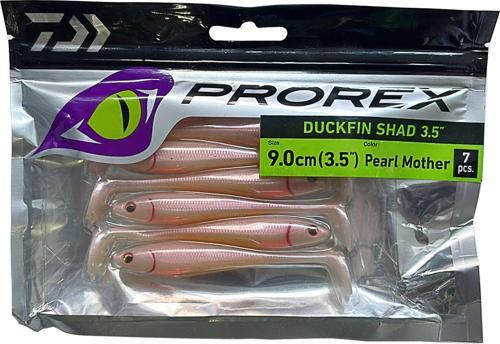 Prorex Duckfin Shad 9cm 7 Adet Silikon Yem Pearl Mother
