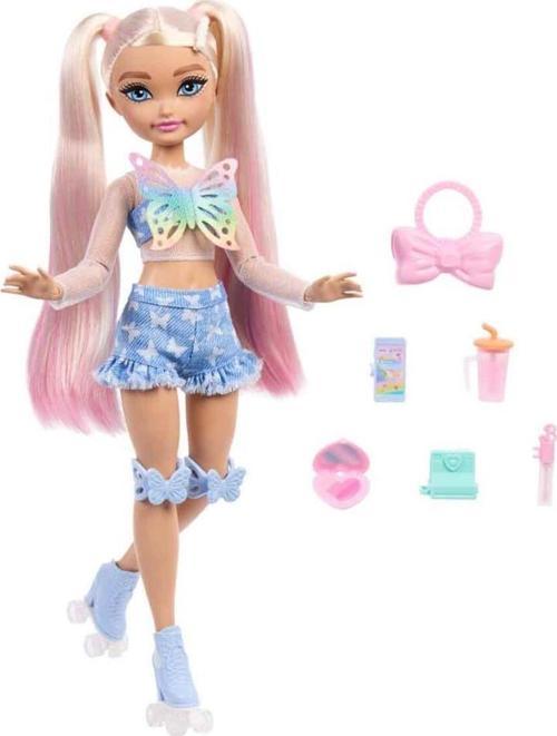 Dream Besties Paten Partisi Malibu Bebek ve Aksesuarları JFX96
