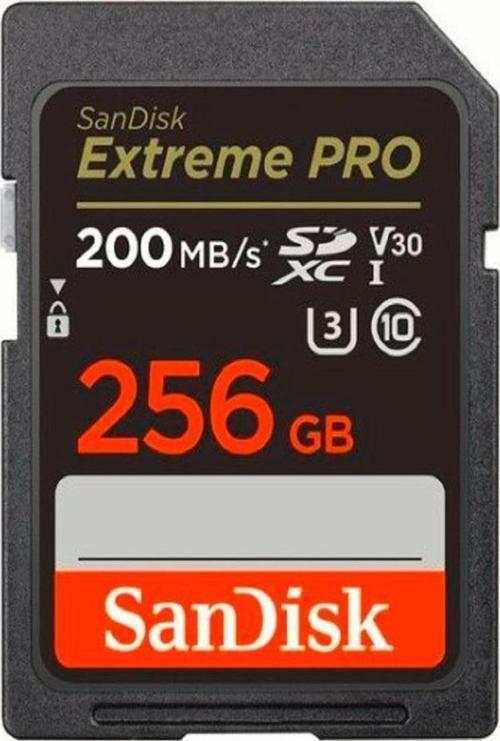 256GB Extreme PRO UHS-I SDXC 200mb/sn