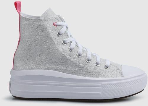 Chuck Taylor All Star Move Platform Sparkle Gümüş Kadın Sneaker A06332C