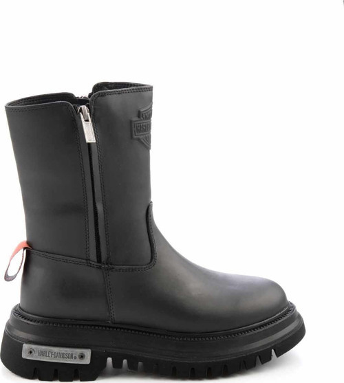 Black Leather Kadın Bot & Bootie Hd0777002603