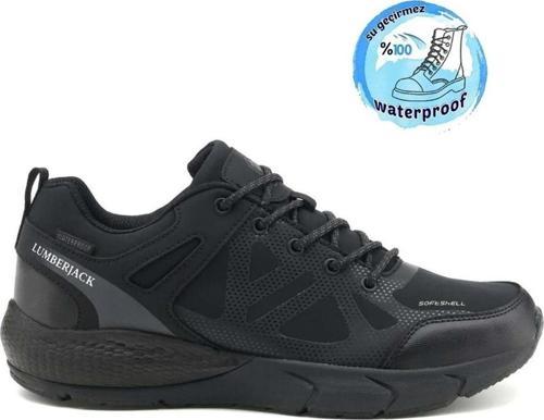 Rursa Watherproof® Softshell Outdoor Erkek Spor Ayakkabı Siyah
