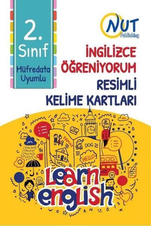 2.Sınıf İngilizce Öğreniyorum-Resimli Kelime Kartları