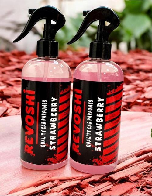 2 Adet 500 Ml Çilek Sprey Araç Koku Seti
