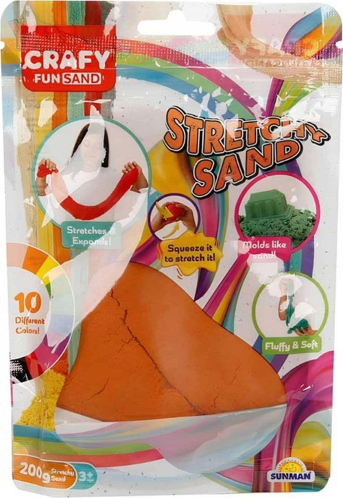 Streç Oyun Kumu Turuncu 200 Gr