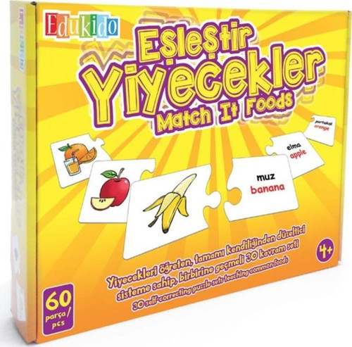 Edu-1002 Eşleştir Yiyecekler -Chiva