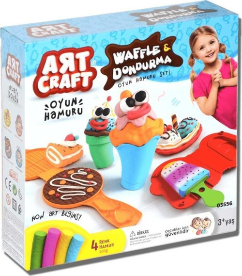 Dede Waffle Ve Dondurma Oyun Hamuru Seti