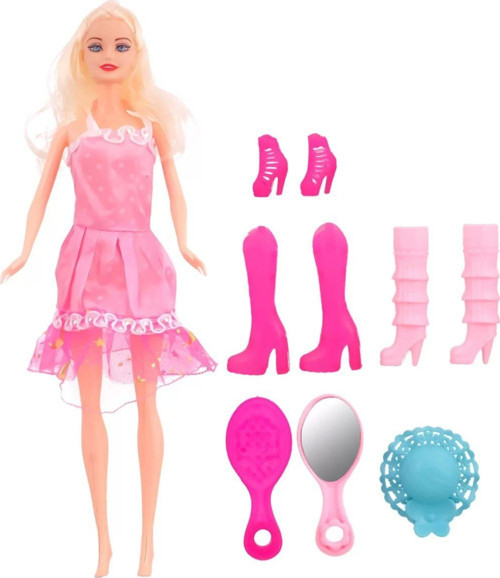 Anlily Fashion Star Kutulu Aksesuarlı Bebek
