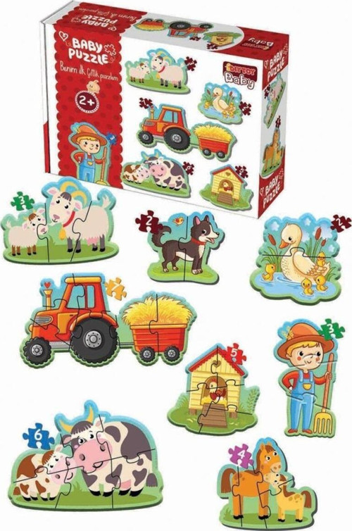1734 Dıytoy, Baby Puzzle - İlk Çiftlik Puzzle