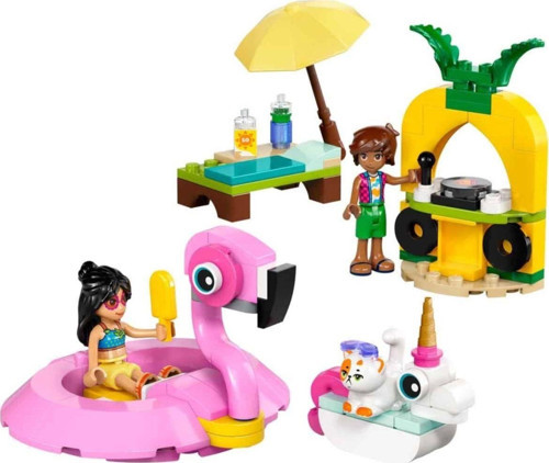 Friends Tek Boynuzlu At Ve Flamingo Havuz Partisi 42658