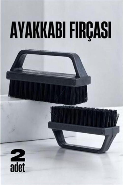 Sert Kıllı Ayakkabı Fırçası - Leke Çıkarıcı Elbise Fırçası 2 Adet