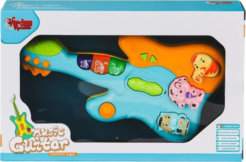 Jlg-855-34A Işıklı Ve Müzikli Gitar Bebek Pianosu -Vardem Oyuncak
