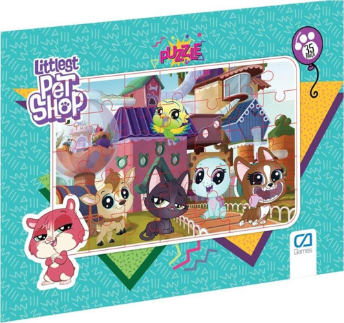 Ca 5018-5019 Littlest Pet Shop Frame Puzzle 35 Parça-Ca Games