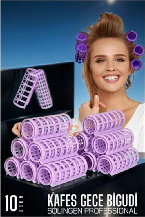 Kafes Gece Bigudisi 2.5 Cm 10 Adet Solingen Professional