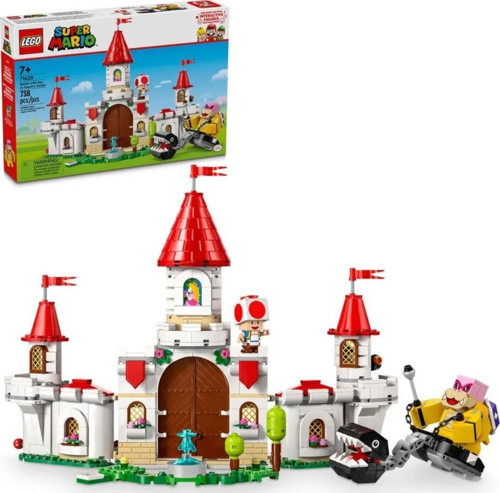 Super Mario Toptan Bulurum 71435 Peachin Kalesinde Roy İle Savaş 738 Parça +7 Yaş