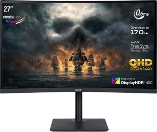 Nitro XZ273UP 27” 170Hz 0.5ms (Hdmı+Display) Freesync Premium QHD Curved Monitör UM.HX3EE.P25
