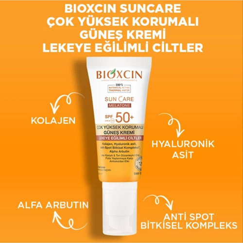 Sun Care Melatone Spf 50 Lekeye Eğilimli Ciltler İçin Çok Yüksek Korumalı Güneş Kremi 50 Ml