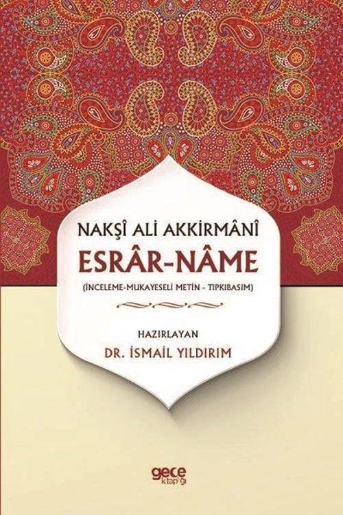 Nakşı Ali Akkirmanı Esrar-name