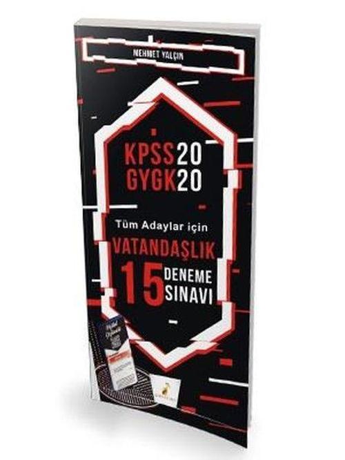 2020 KPSS Genel Yetenek Genel Kültür Vatandaşlık 15 Deneme Sınavı-Tüm Adaylar İçin