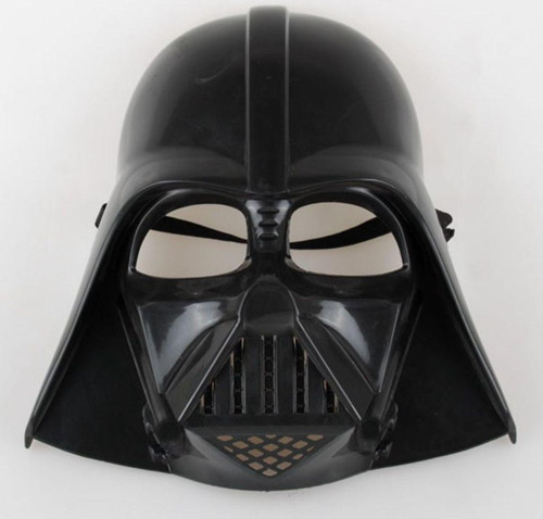 Çocuk Boy Yıldız Savaşları Star Wars Darth Vadet Maskesi Ve 90 Cm Pelerin Seti Siyah