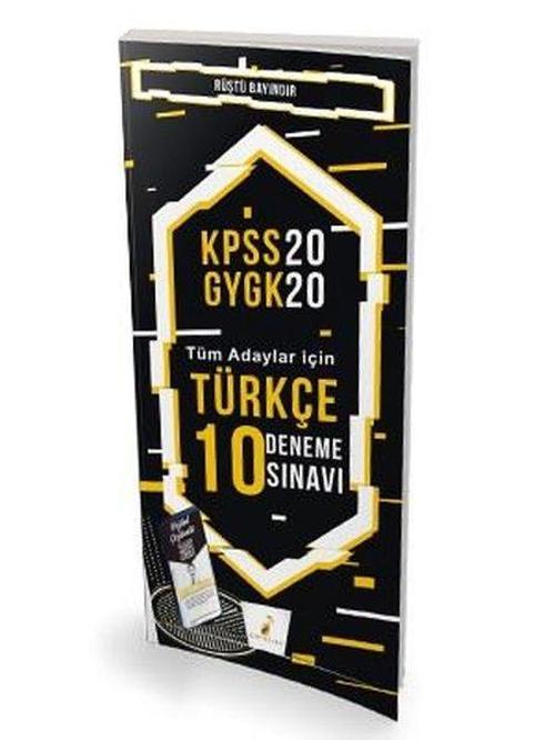 2020 KPSS Genel Yetenek Genel Kültür Türkçe 10 Deneme Sınavı-Tüm Adaylar İçin