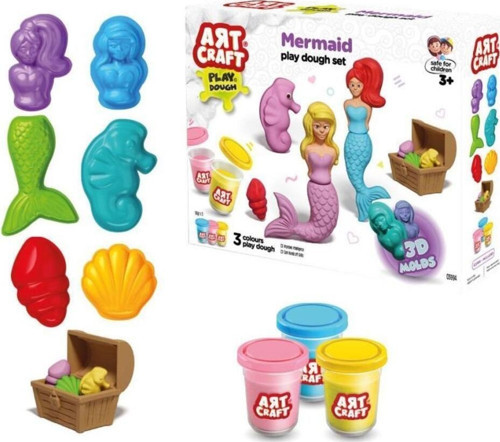03994 Art Craft Deniz Kızı Hamur Set 168 Gr -Fentoys