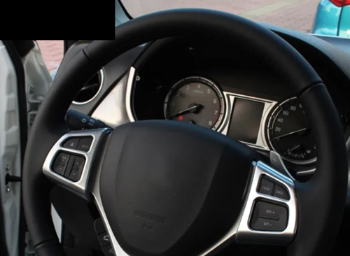 Vitara 2015 2019 Arası Direksiyon Kapağı Çerçevesi 2 Prç. ABS (Plastik) Krom