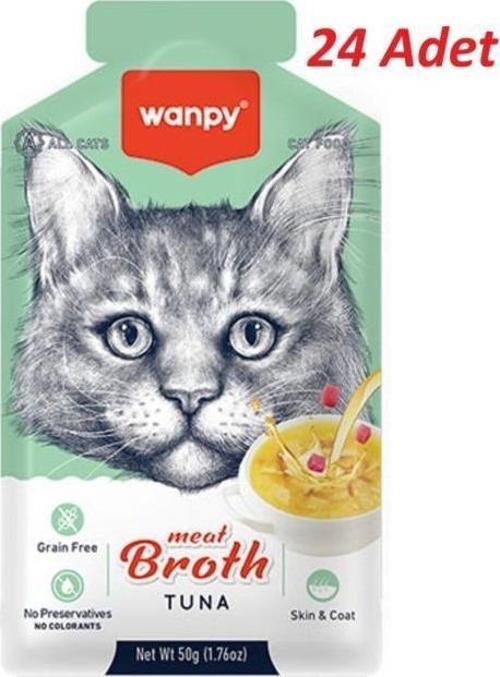 Ton Balığı Etli Kedi Çorbası 50 Gr*24Adet