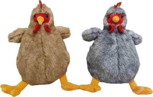 Pb31557-23 Peluş Oturan Tavuk 23 Cm