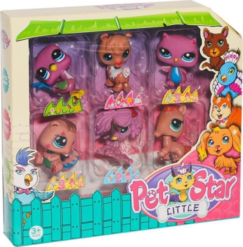Kzl-3046A4 Pet Star 6'Lı Miniş Seti -Kızılkaya Oyuncak