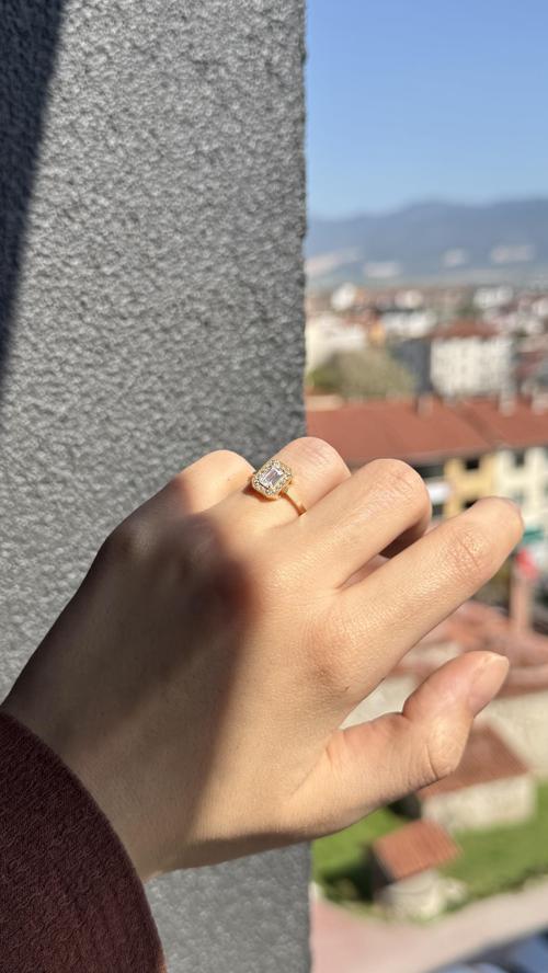 Baget Kesim Altın Yüzük