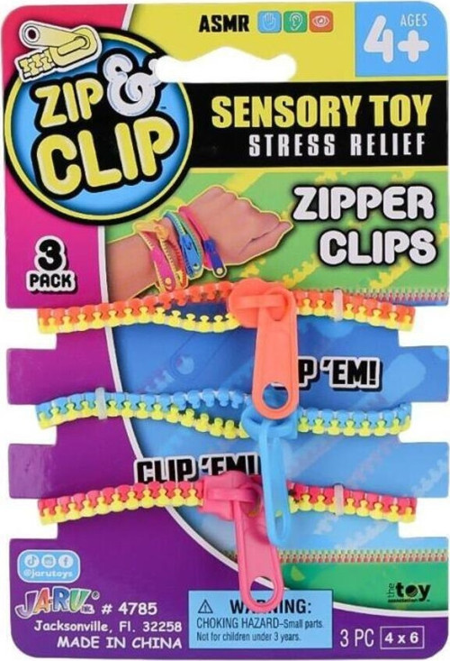 4785 Zıp Clip Zipper Clips 3Lü -Sunman