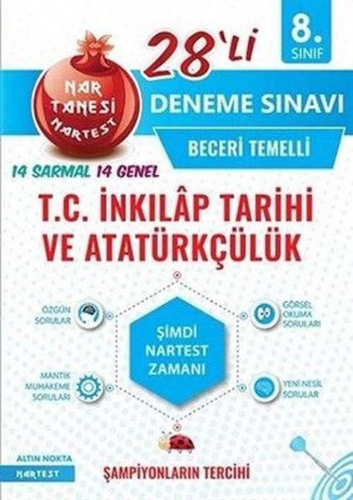 8.Sınıf Nar Tanesi T.C. İnkılap Tarihi 28 Deneme Sınavı
