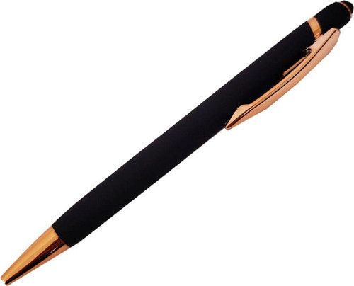 Siyah Tükenmez Rubber Kalem Touchpen