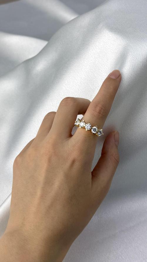 Sarı Altın Beştaş Yüzük