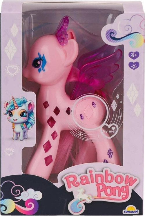 4385 Işıklı Unicorn Figür -Sunman