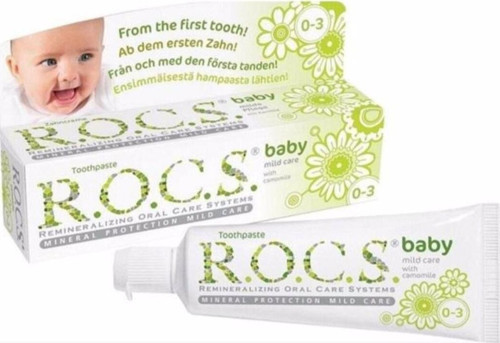 R.O.C.S.Baby Diş Macunu 0-3 Yaş 35 Ml Papatya
