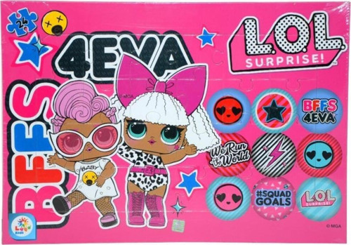 Lol7594 Lol 24 Pcs Frame Puzzle