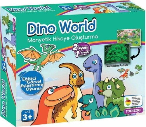 83915 Dıno World Manyetik Hikaye Oluşturma