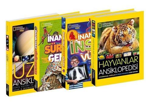 National Geographic Kids Ansiklopedi Seti-4 Kitap Takım