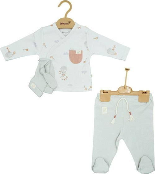 Bibaby Biorganic Teach Me 3'Lü Zıbın Set 73340 Red