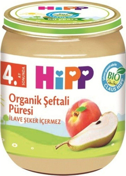 Hipp Organik Şeftali Püresi 125 Gr