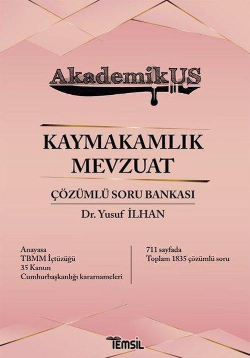AkademikUS Kaymakamlık Mevzuat Çözümlü Soru Bankası